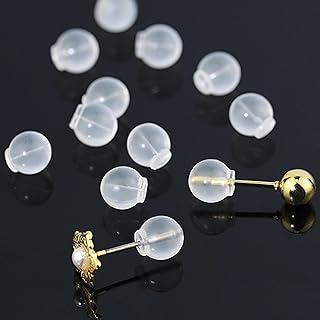 Comfort Impenetrable Soft Safety Backs for Earrings, TPE Medical Grade Material, Fits All Types (50 pcs)