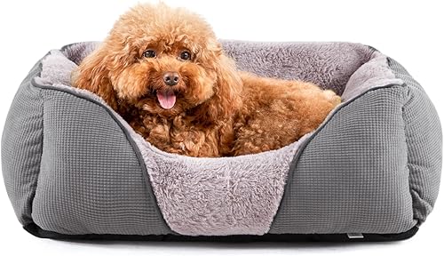 MIXJOY Cama grande lavable para perros, camas XL para perros extragrandes, camas ortopédicas suaves y calmantes para mascotas, cama rectangular de