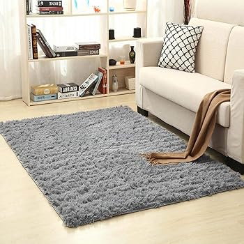Amazon De Biback Teppich 120 X 160 Cm Waschbar Modernes Design Fur Wohnzimmer Esszimmer
