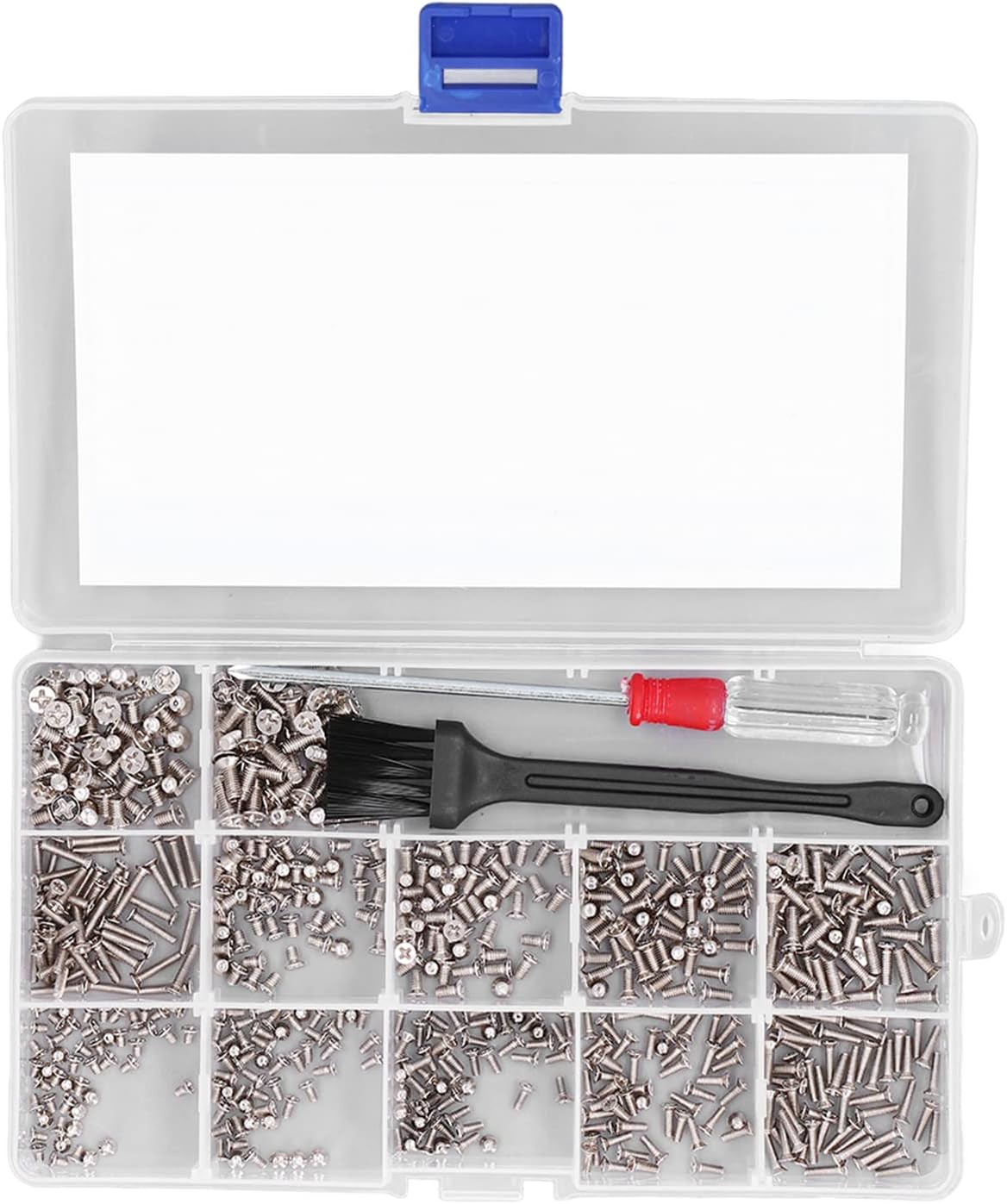 Computer Screw, Replacement Carbon Steel Computer Screws Kit Tight Even Threads for Laptop