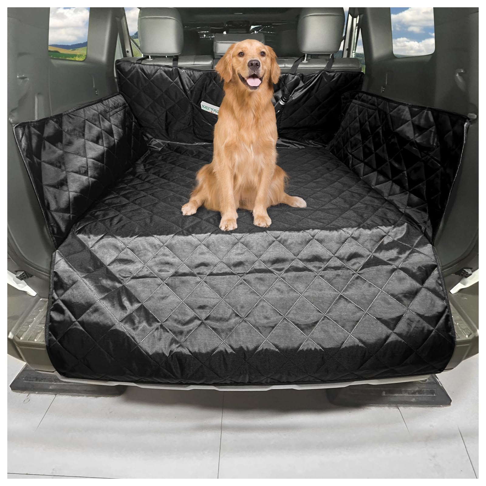 Forro de carga para perros compatible con Toyota Land Cruiser Prado 250 2024 2025, forro de carga para maletero de perro, impermeable, antisuciedad, tapete de asiento de perro, con protector