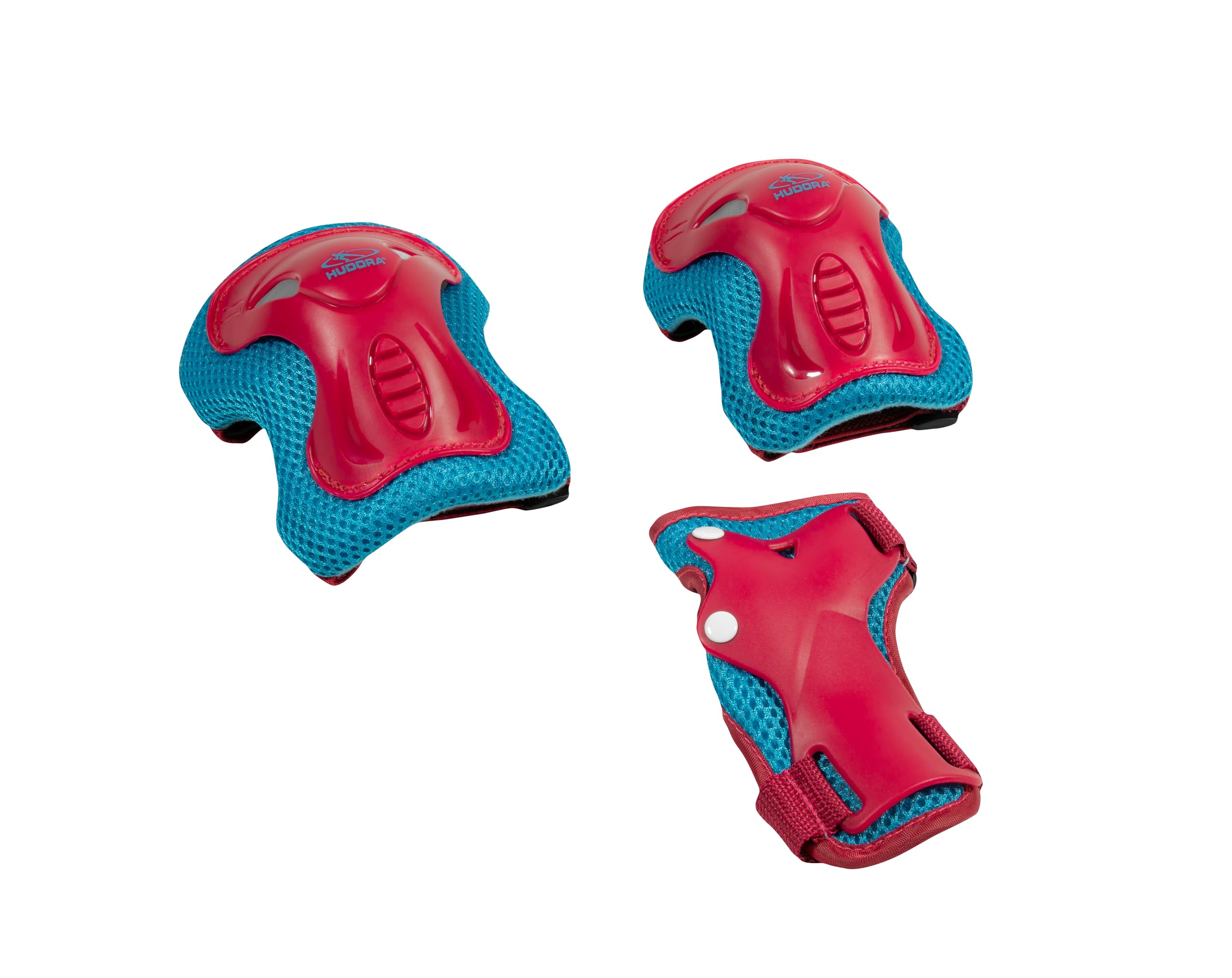 HUDORA Children's Protector Set, 6-Piece Protective Equipment for Girls and Boys, Knee Pads