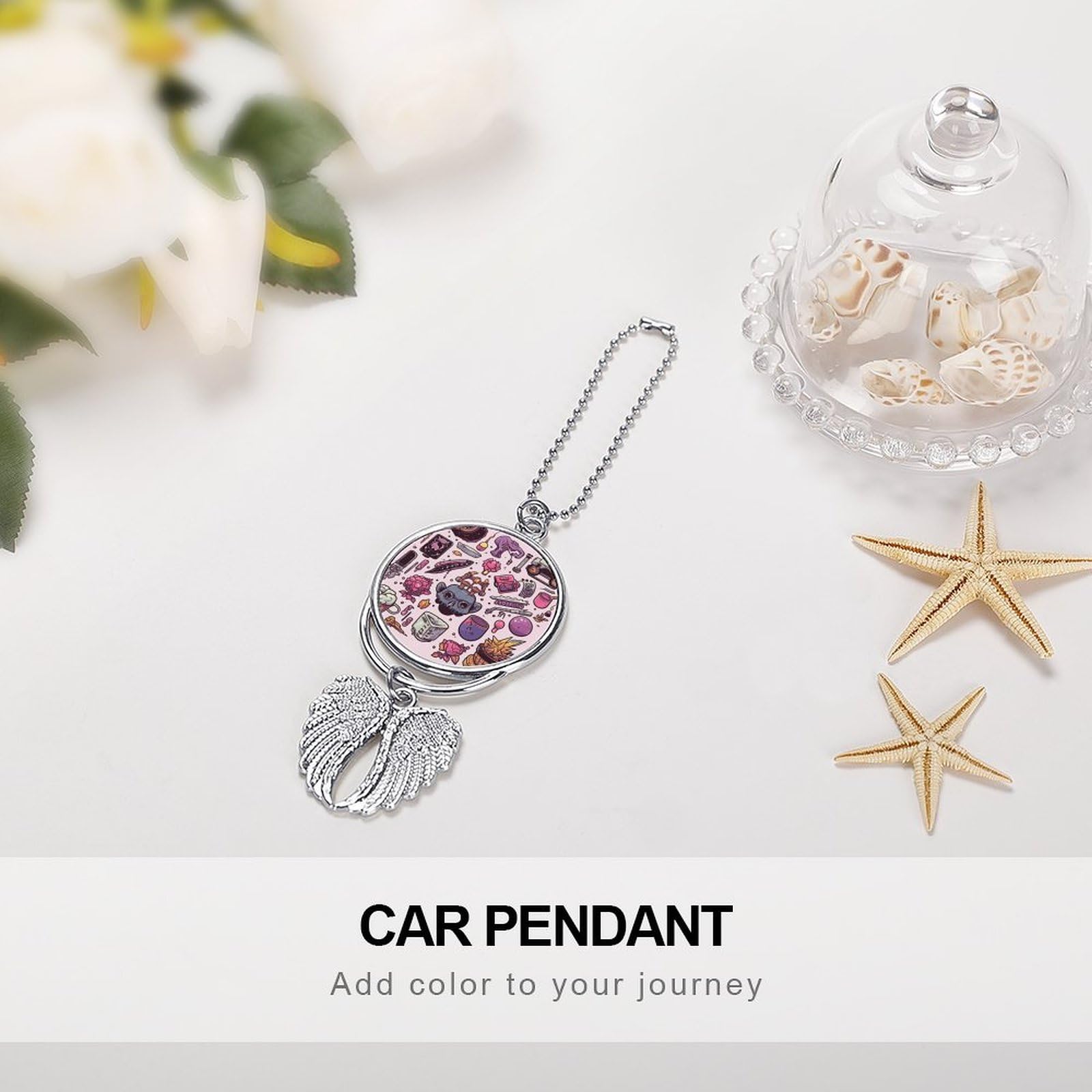 Amazon.com: Metal Car Pendant Charms Various Graffiti Car Rear