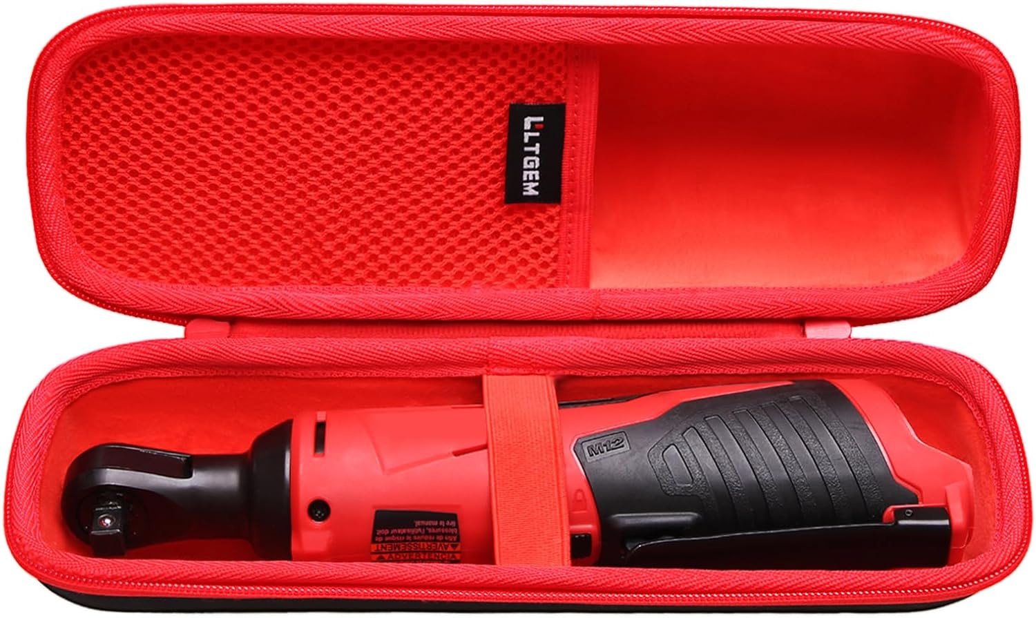 LTGEM Case Compatible with Milwaukee 2457-20/2456-20/2566-20 M12 Cordless Ratchet and Milwaukee 2486-20 Die Grinder(Case Only)