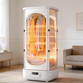 Máquina de Planchado a Vapor Automática Plancha Ropa Vertical Máquina de Planchar y Plegar Automática 900W con Secado Inteligente y Función Vapor para Planchado Completo Sin Arrugas