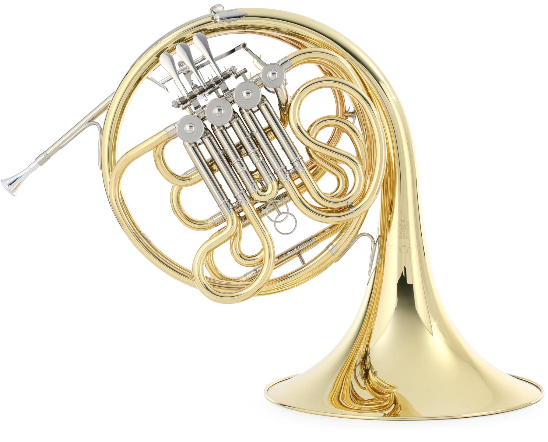 Yamaha YHR-671 Professional Double French Horn - Yellow Brass