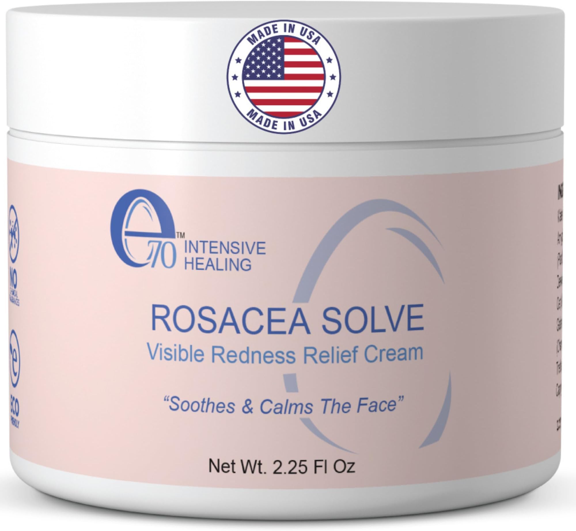 Rosacea Solve - Redness Relief Cream - Face Moisturizer For Rosacea & Acne Prone Skin - Sensitive Skin Care With Organic Ingredients, Almond Oil, Licorice & Chamomile Extracts - No Parabens