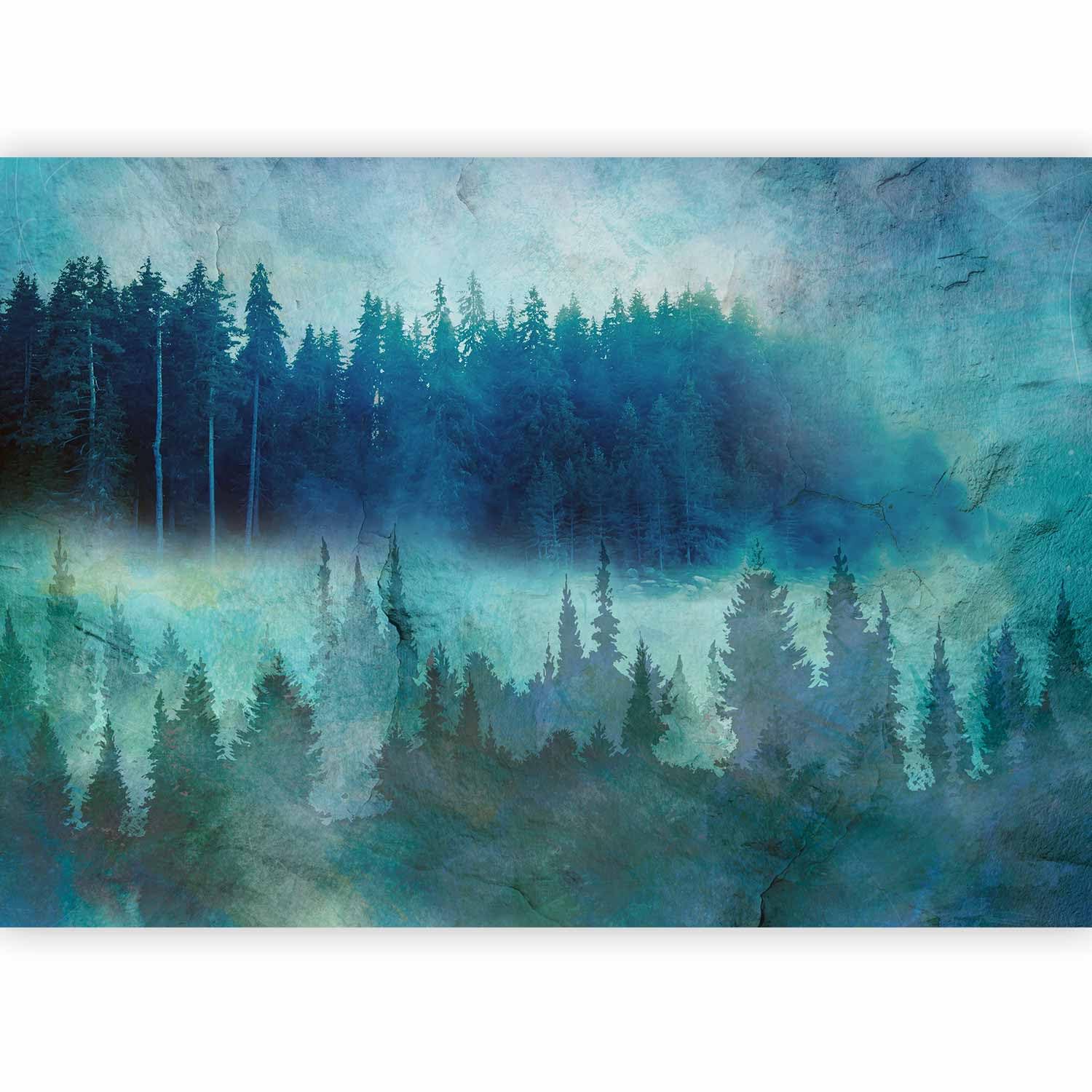murando - Photo Wallpaper Forest 250x175 cm / 98.4 x 68.9 inches Non-Woven Premium Art Print Fleece Wall Mural Decoration Poster Picture Design Modern Panorama Texture Trees Landscape c-C-0457-a-a — image 1