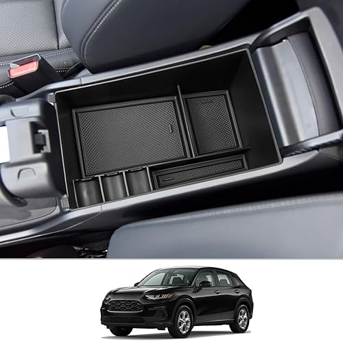 CDEFG Bandeja organizadora de consola central HR-V 2023 2024 para Honda HRV 2023 2024, bandeja de almacenamiento, bandeja de inserción secundaria,