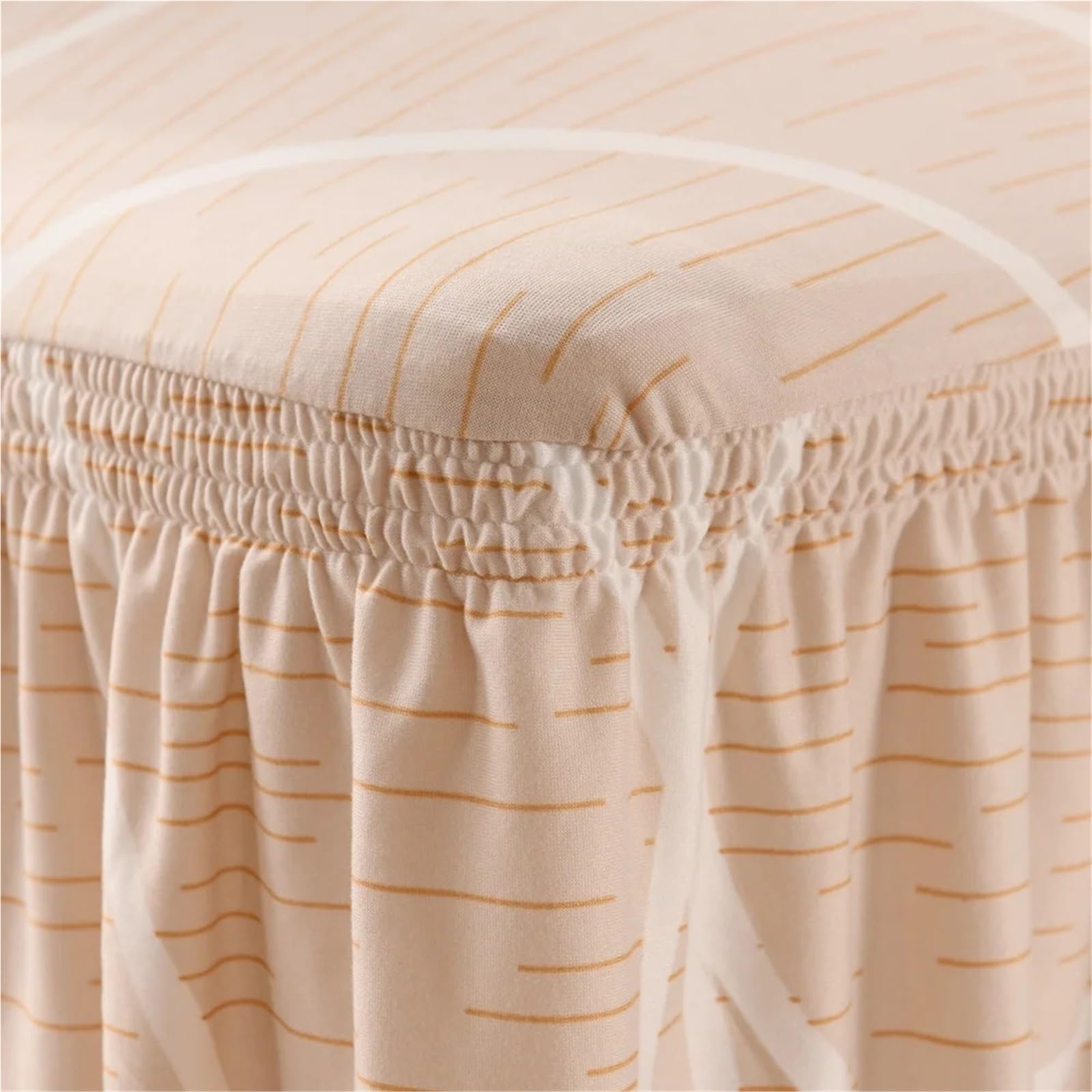 Stuhlhussen 6 Stück Esszimmerstuhl-Bezüge, Stretch-Spandex-Passform, Bankettstuhl-Sitzbezüge for Hotel- und Hochzeitszeremonien(Type 3)