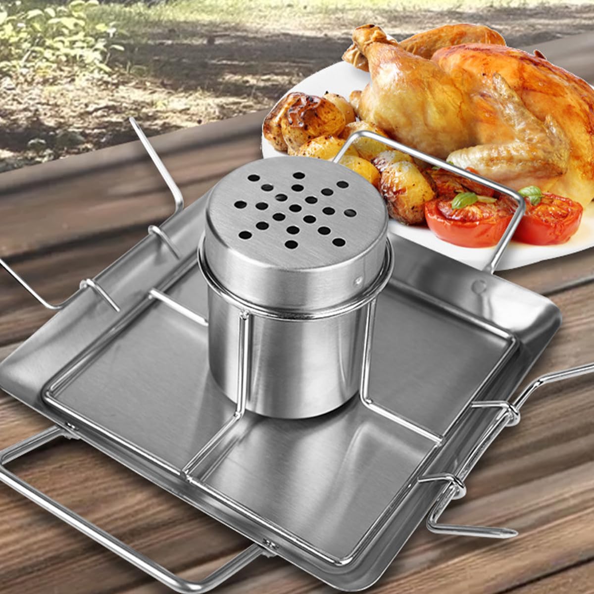 Puszka na piwo, stojak na kurczaka, stojak na kurczaka, stojak na pieczenie kurczaka, stojak na grilla, indyk, zdejmowany grill z indykiem, narzędzie do grillowania na świeżym powietrzu,