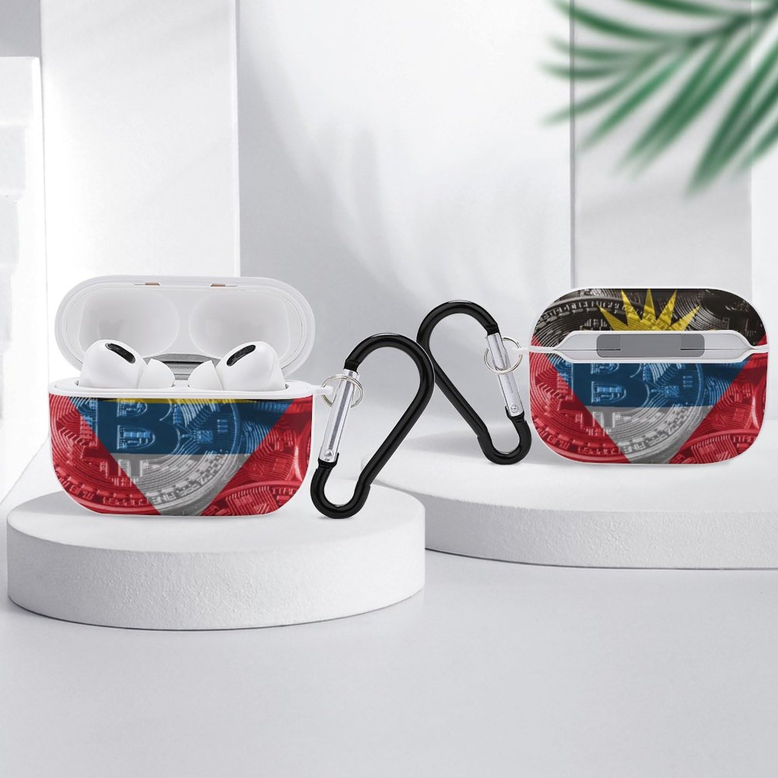 Amazon.com: Antigua Barbuda Flag Bitcoin for Airpods Pro(2nd/1st  Generation) Case with Key Chain, Full Protective Shockproof Case PC Hard  Case Cover Supports Wireless Charging : Electronics