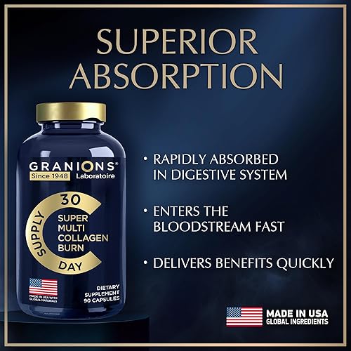 Miniatura 4 de Quemadura termogénica de colágeno hidrolizado, ácido hialurónico, vitamina C, defensa de la celulitis y reparación dérmica, cápsulas de péptidos de