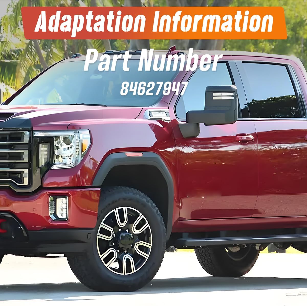 4Pcs 177.7mm(7in) Wheel Center Caps Replacement 84627947 High Gloss Black Hub Caps, Compatible with 2021-2024 Sierra 2500 3500 Yukon XL Rim Caps