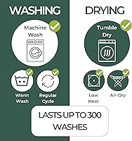 Vista 7 de Hygge Sheets️ Almohadillas orgánicas lavables para incontinencia con pliegues - Protector de colchón 100% impermeable reutilizable - Rayón derivado