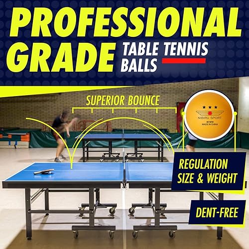 Miniatura 4 de NIBIRU SPORT Juegos de paletas de ping-pong, palas profesionales de tenis de mesa, pelotas, estuche de almacenamiento, raquetas de tenis de mesa y