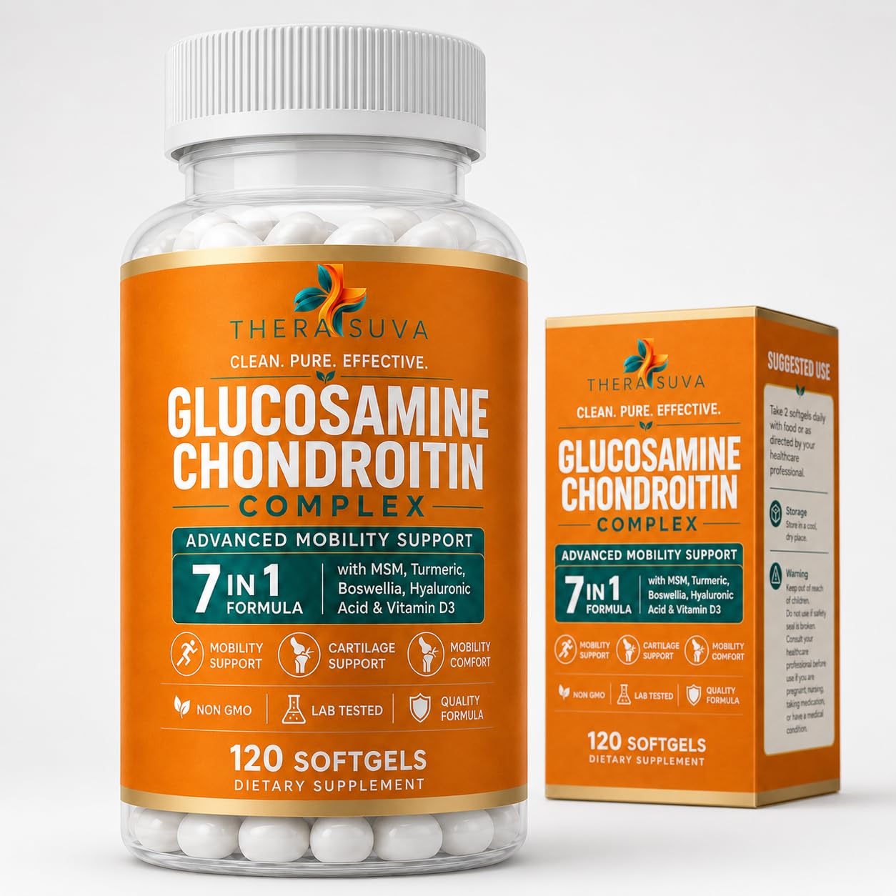 Glucosamine Chondroitin Complex + MSM + Turmeric + Boswellia Supplement — Amazon image 5