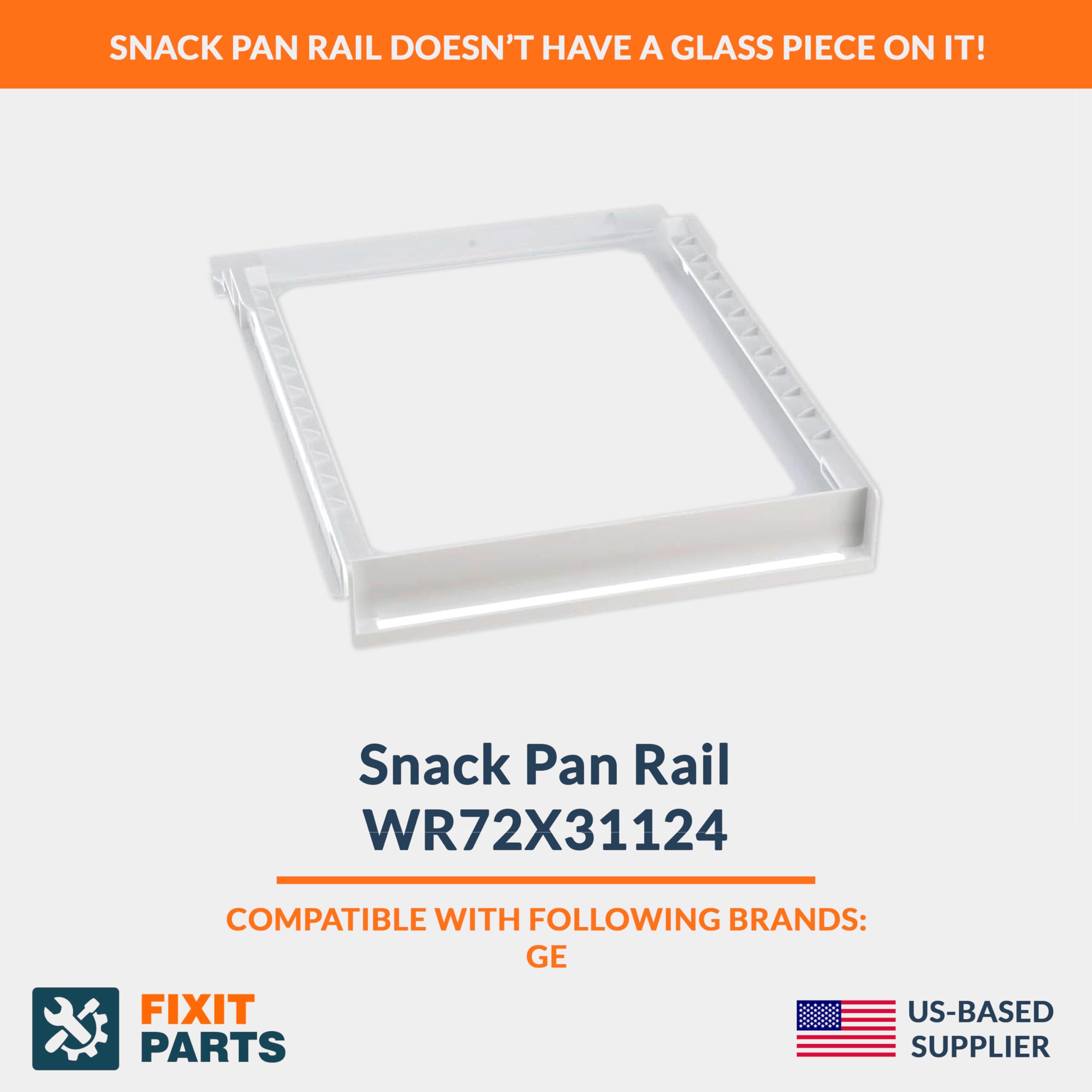 Amazon.com: US-Based Supplier - WR72X31124 Snack Pan Rail Drawer