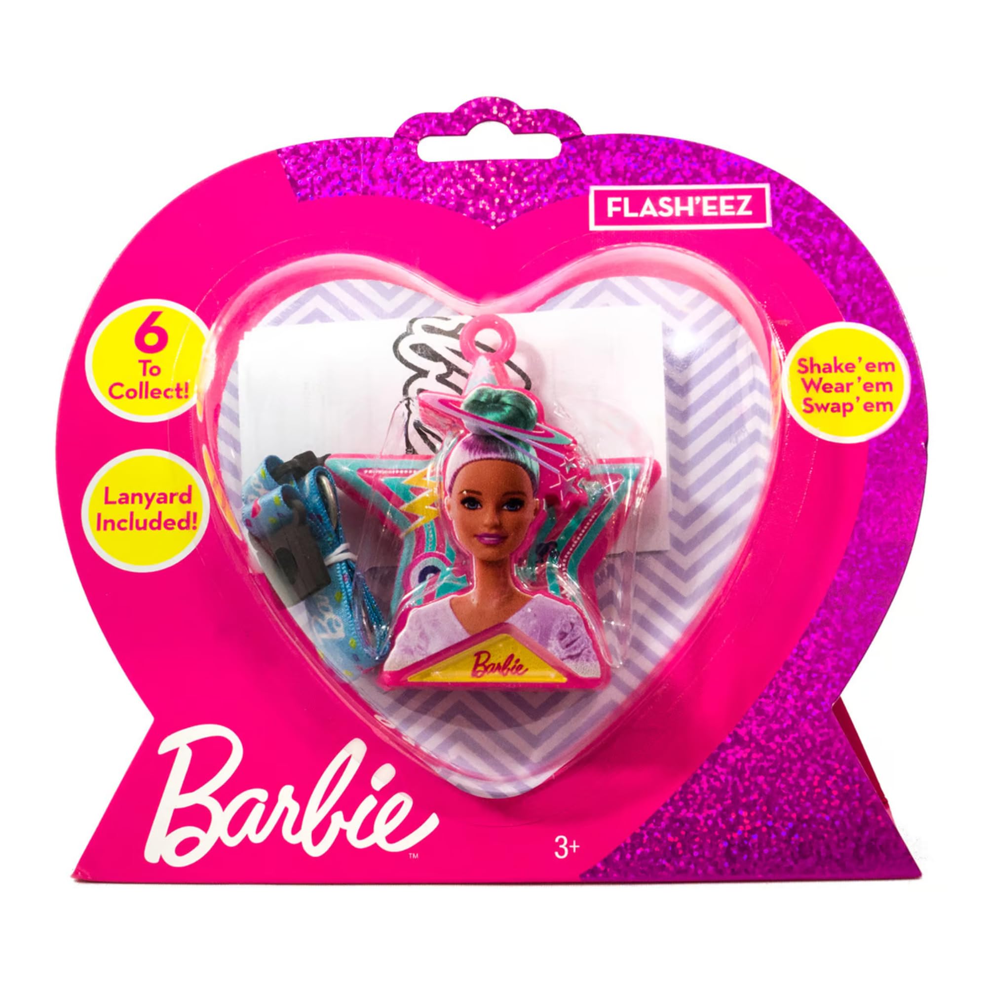 梔子 ✸【énoi】Barbie Flash 10個セット(限定BOX) Barbie Flash'Eez Light-Up Character Toy Accessory with Lanyard