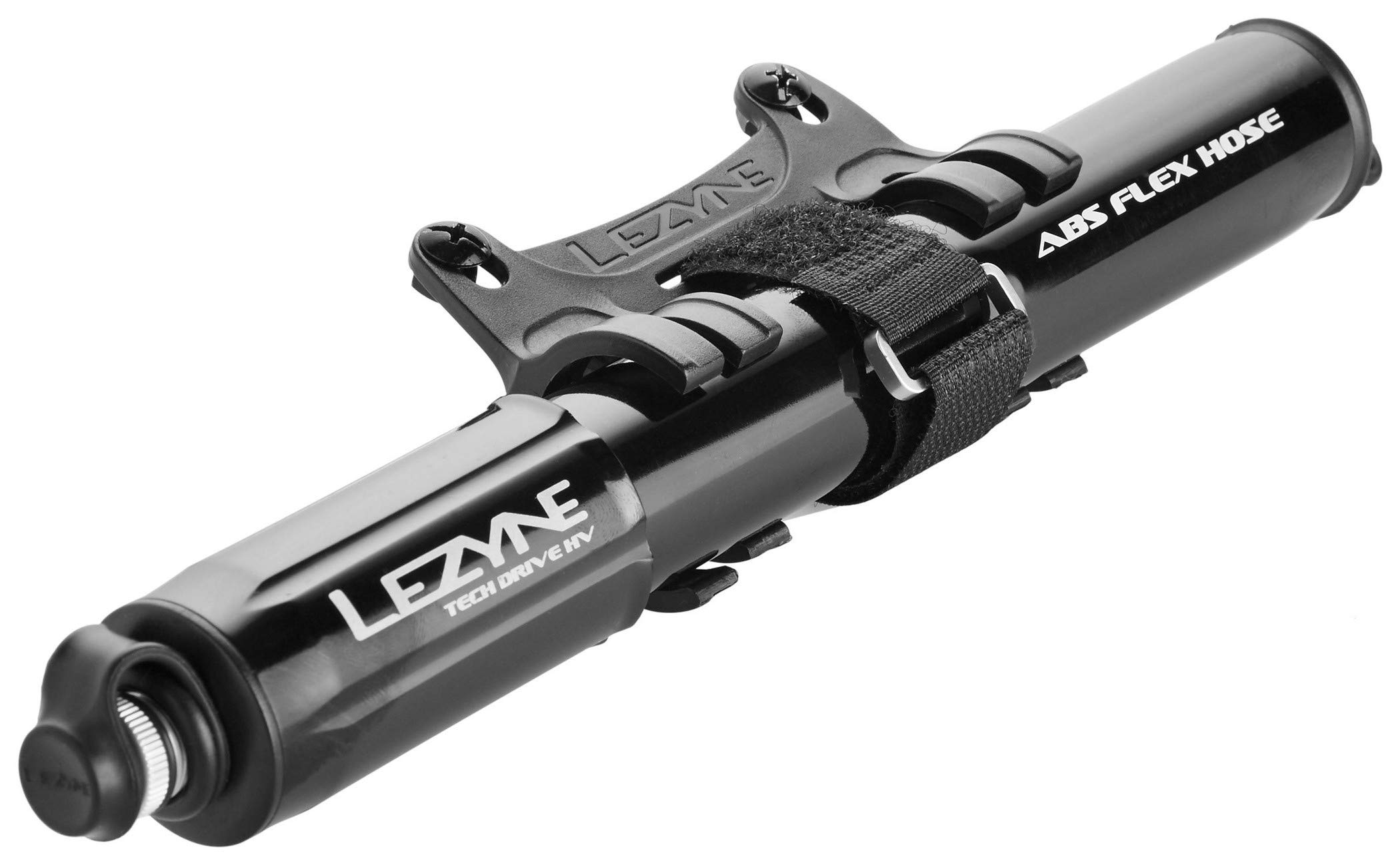 Lezyne Tech Drive HV 90PSI Bicycle Hand Pump (Black - 214mm)
