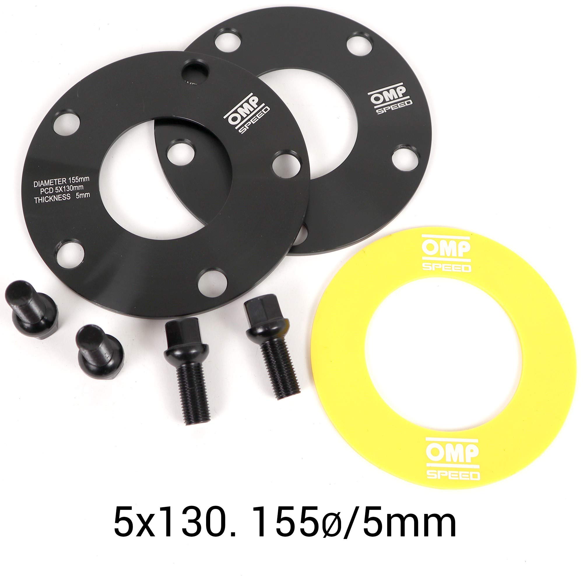 Élargisseurs De Voie OMP Speed 15mm - Entretoises Roue 5x112 CB 57.1 Pour Audi/VW