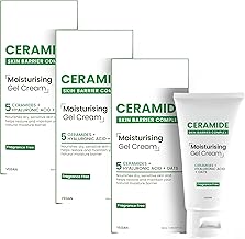 3 Pack - A HadcoFace Facts Bundle - Ceramide Moisturising Gel Cream. Soothes + Strengthens Skin | 3x 50ml.