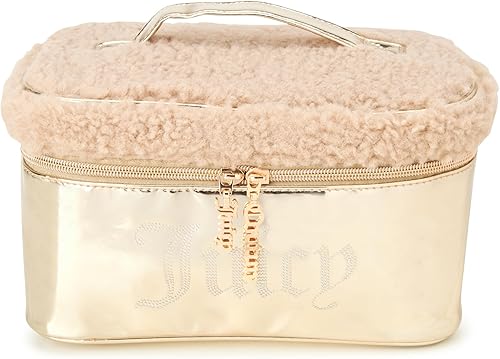 Miniatura 7 de Juicy Couture Bolsa de cosméticos para mujer - Organizador de viaje para maquillaje y artículos de tocador, Rosa 4