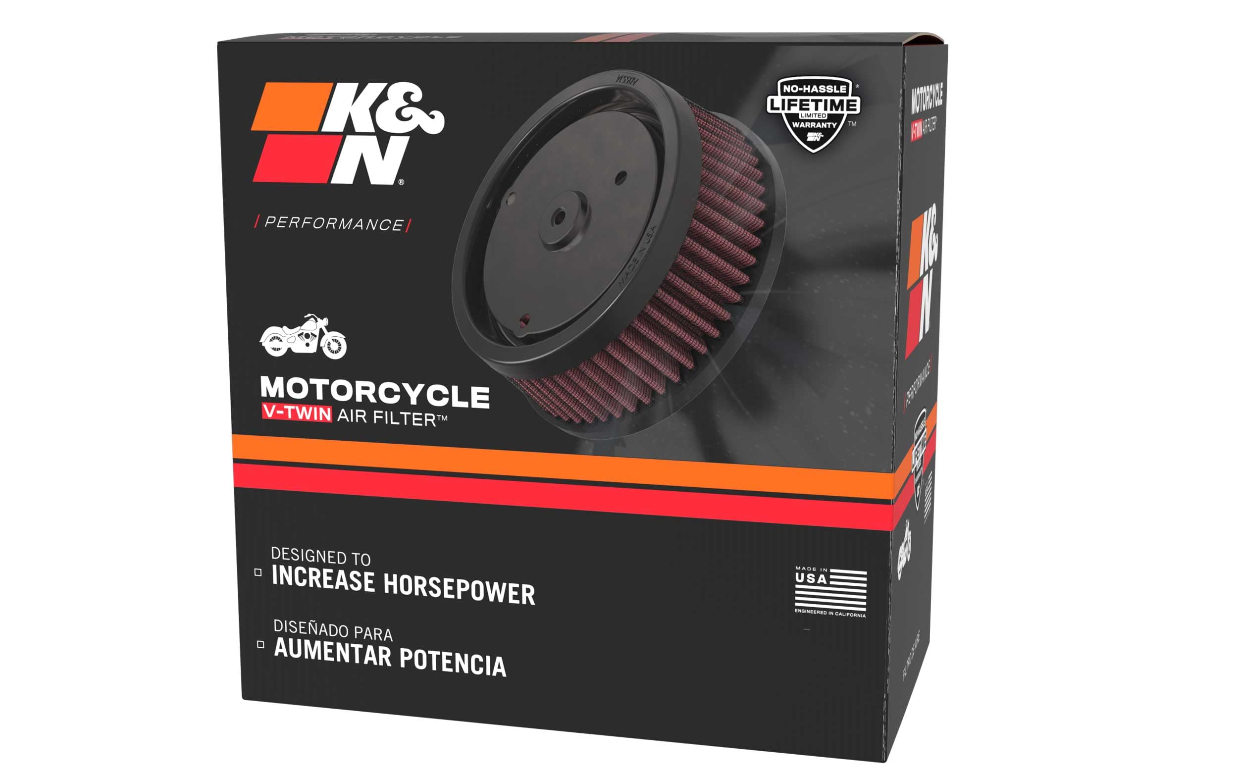 K&N RC-0850 Filtro universale Auto e Moto