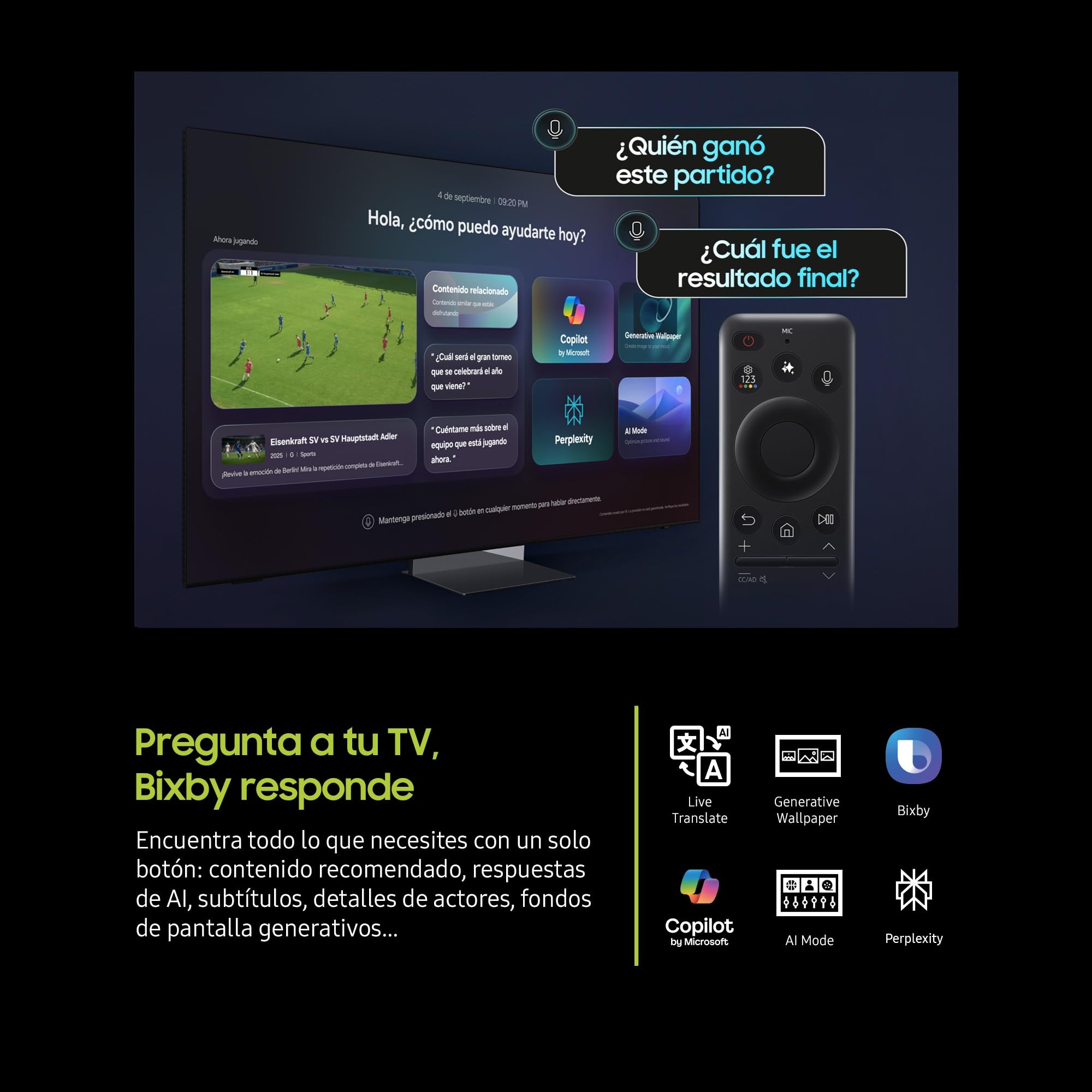 Samsung TV 65 Pulgadas QLED Q8F 4K Smart TV con Vision AI, 100% Volumen de Color con Quantum Dot, el auténtico Quantum Dot y Motion Xcelerator