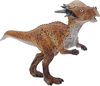 Gemini&Genius Dinosaur Toy Pachycephalosaurus for Kids, Stygimoloch Cretaceous Dinosaur World Figurine, Realistic Dino Toy Gift, Collection, Cake Topper, Role-Play, Storytelling Prop, Decor for Kids