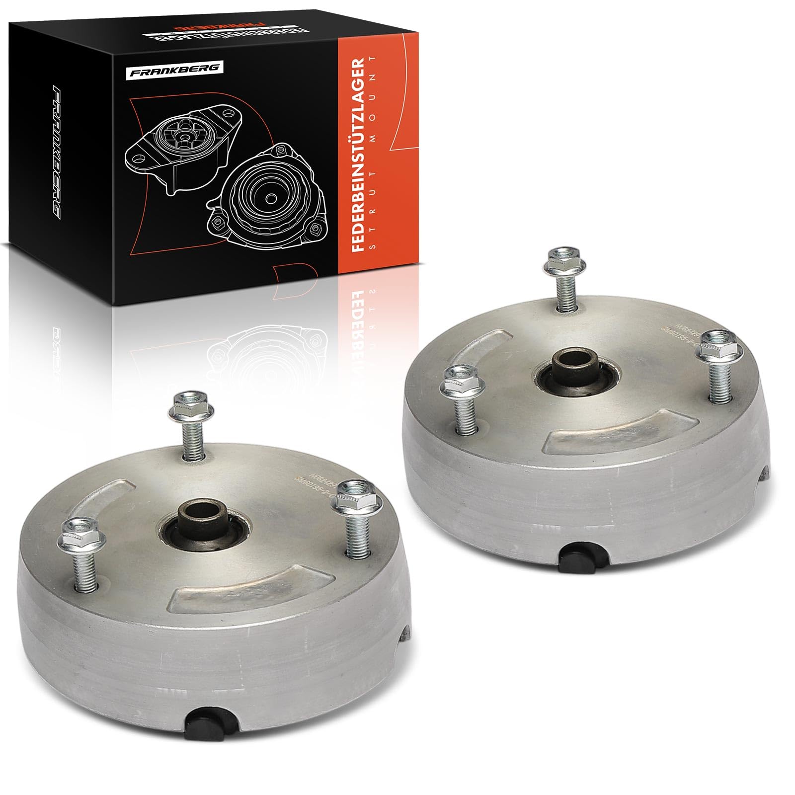 Frankberg 2 supporti ammortizzatori anteriori 31336774738 31336771515 | Compatibile con: Serie 5 E60, X6 E71 E72, X5 E70