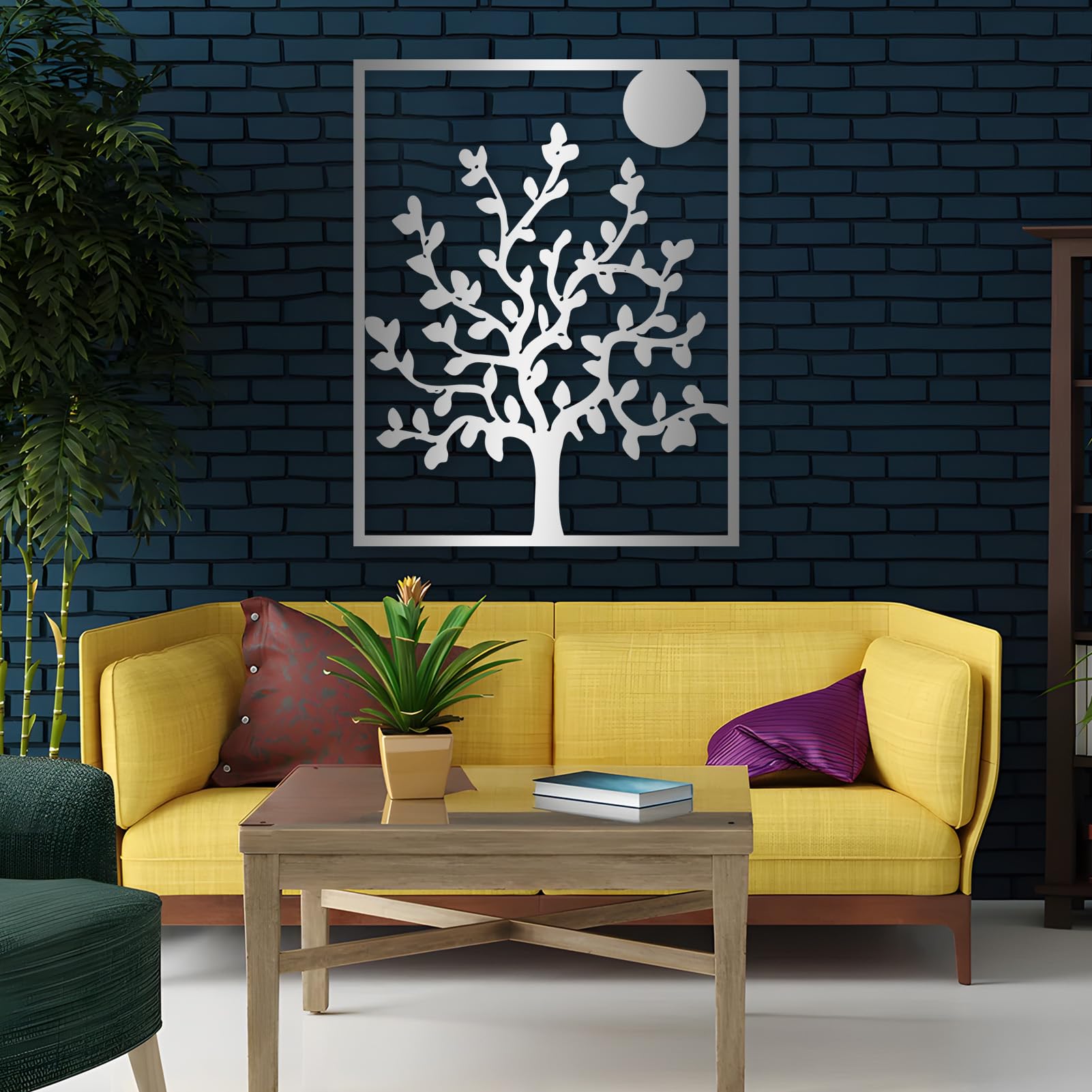 Arte de pared de árbol de la vida, arte de pared de metal árbol de la vida, decoración de pared de árbol de la vida, decoración de pared de árbol genealógico, decoración de pared de árbol de metal