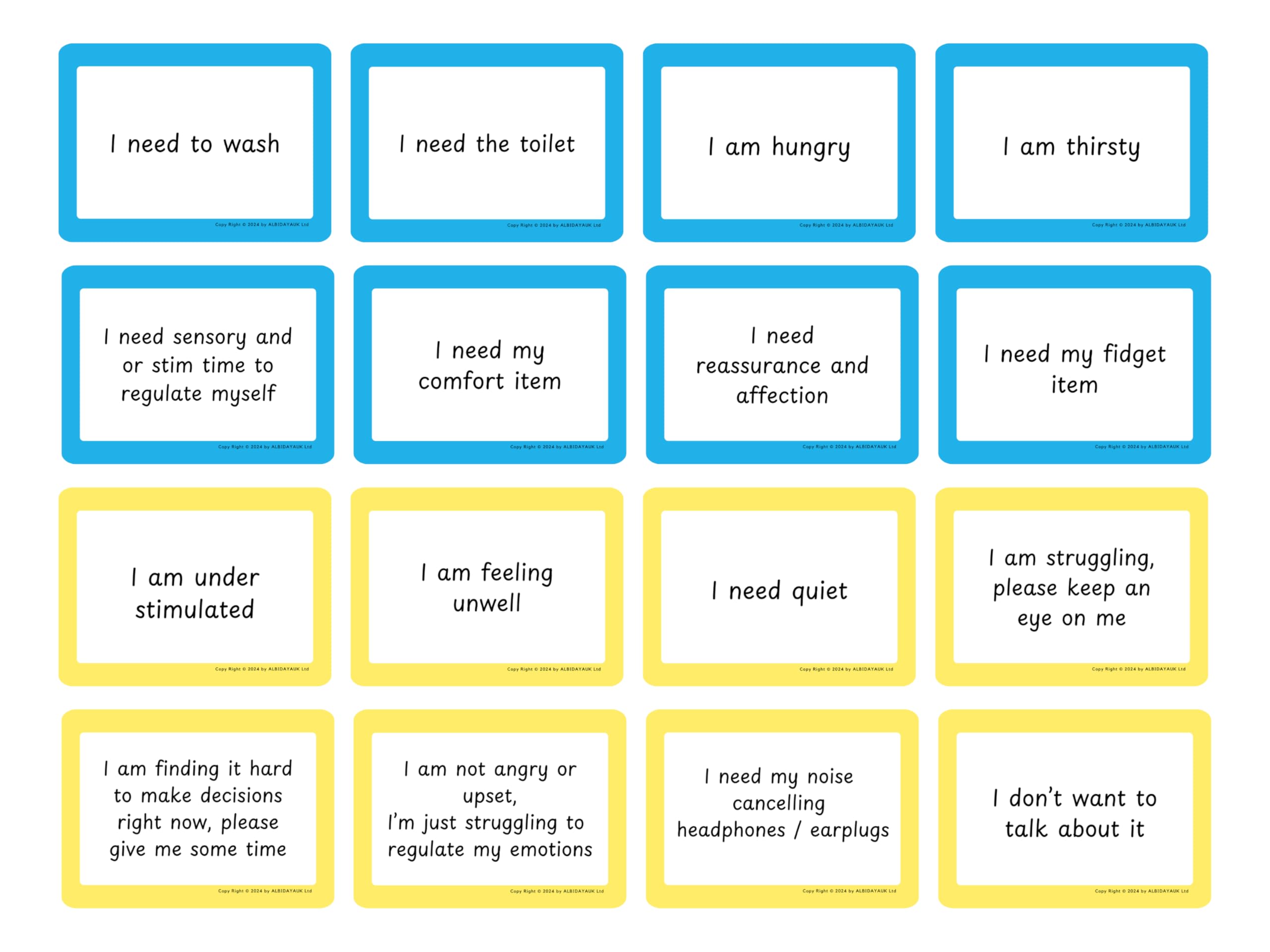 Tarjetas de comunicación para TDAH y autismo, ayuda de comunicación con necesidades especiales para adultos y niños no verbales, tarjetas flash para retraso del habla