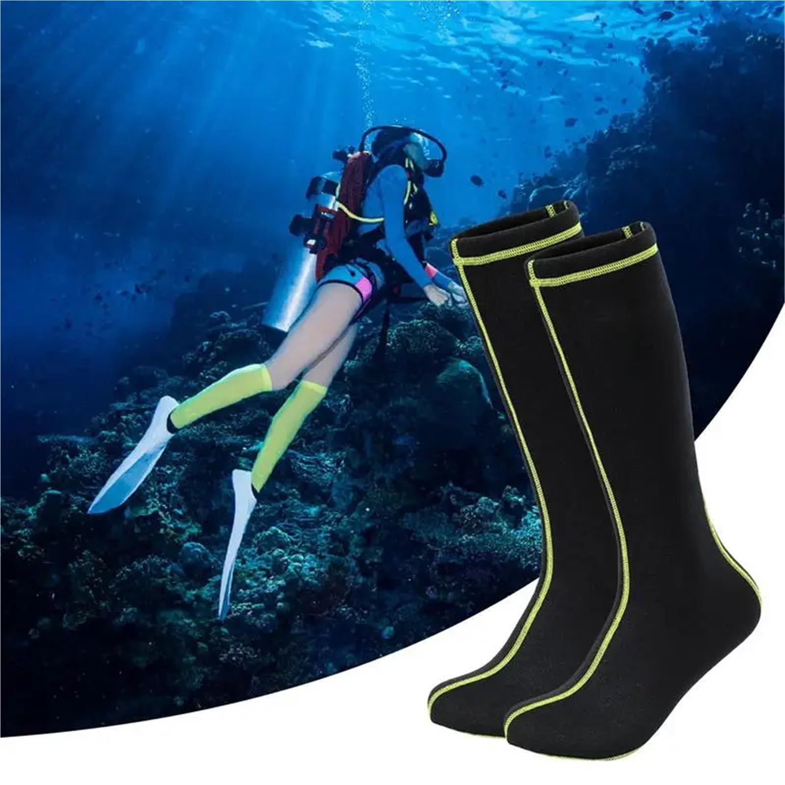 Calcetines De Neopreno For Buceo, For Traje, Antideslizantes, Elásticos, For Surf, For Agua Fría, Duraderos