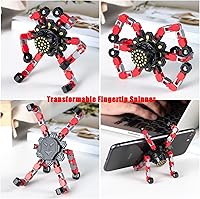 Vista 3 de Fidget Spinners Transformable Fingertip Spinner, Party Favors for Kids 8-12 Christmas Toys for Boys Deformable Fidget-Spinners Toys for Stress