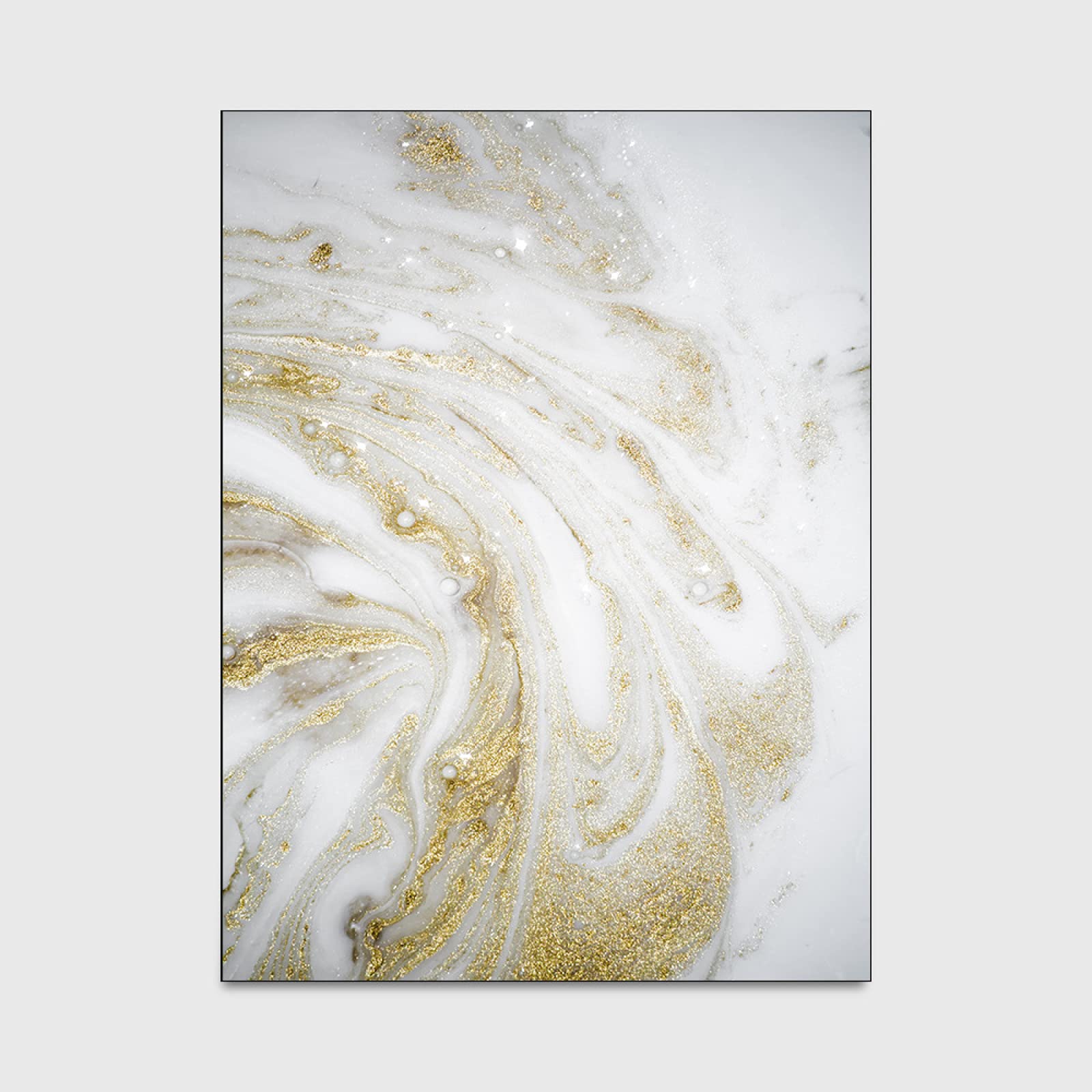 ESOUY Dywaniki domowe dywanik miękki dywan modny abstrakcyjny biały złoty marmurkowy salon sypialnia dywaniki przy łóżku 140 x 200 cm