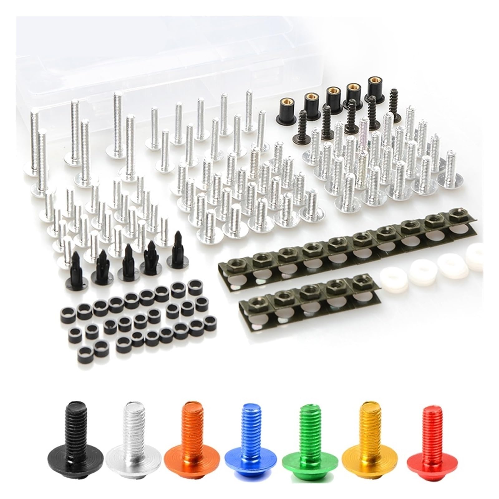 Tornillos carenado moto Para HON@&DA CBR250R 2011 2012 2013 2014 2015 2016 2017 2018 Kit Completo De Tornillos De Carenado Tuercas De Velocidad Tornillos De Cubierta Lateral De Motocicleta