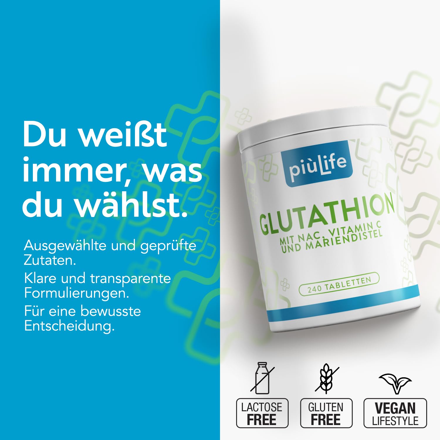 glutamin glutathion unterschied hochdosiert 500 mg – 100% reduziert PiùLife – 240 Tabletten Variation:2 Quarts AOD9604 - 5-mg Menopause