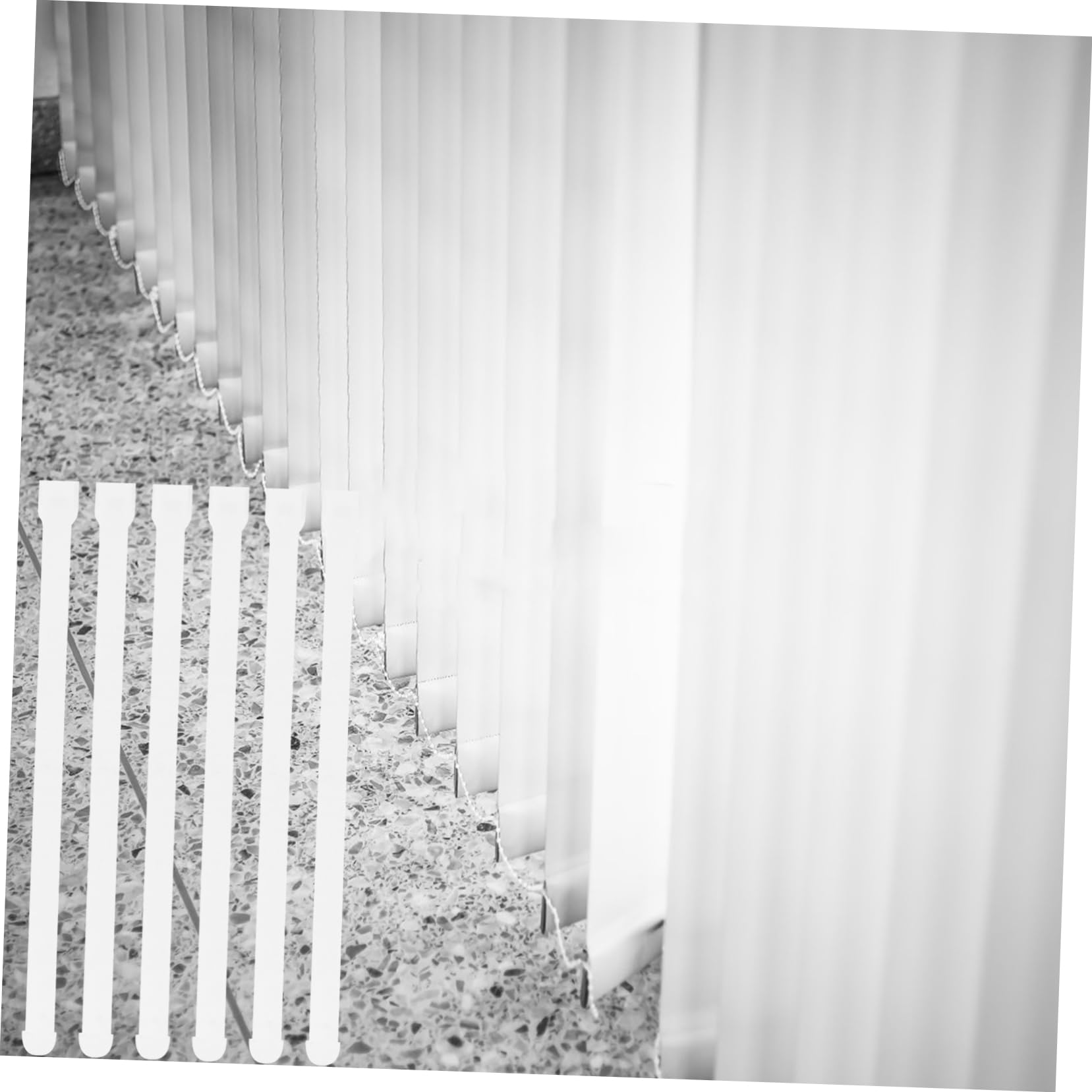 FUNOMOCYA Curtain Track Roller Connectors 100pcs Vertical Blinds Connectors for Office and Home Decor