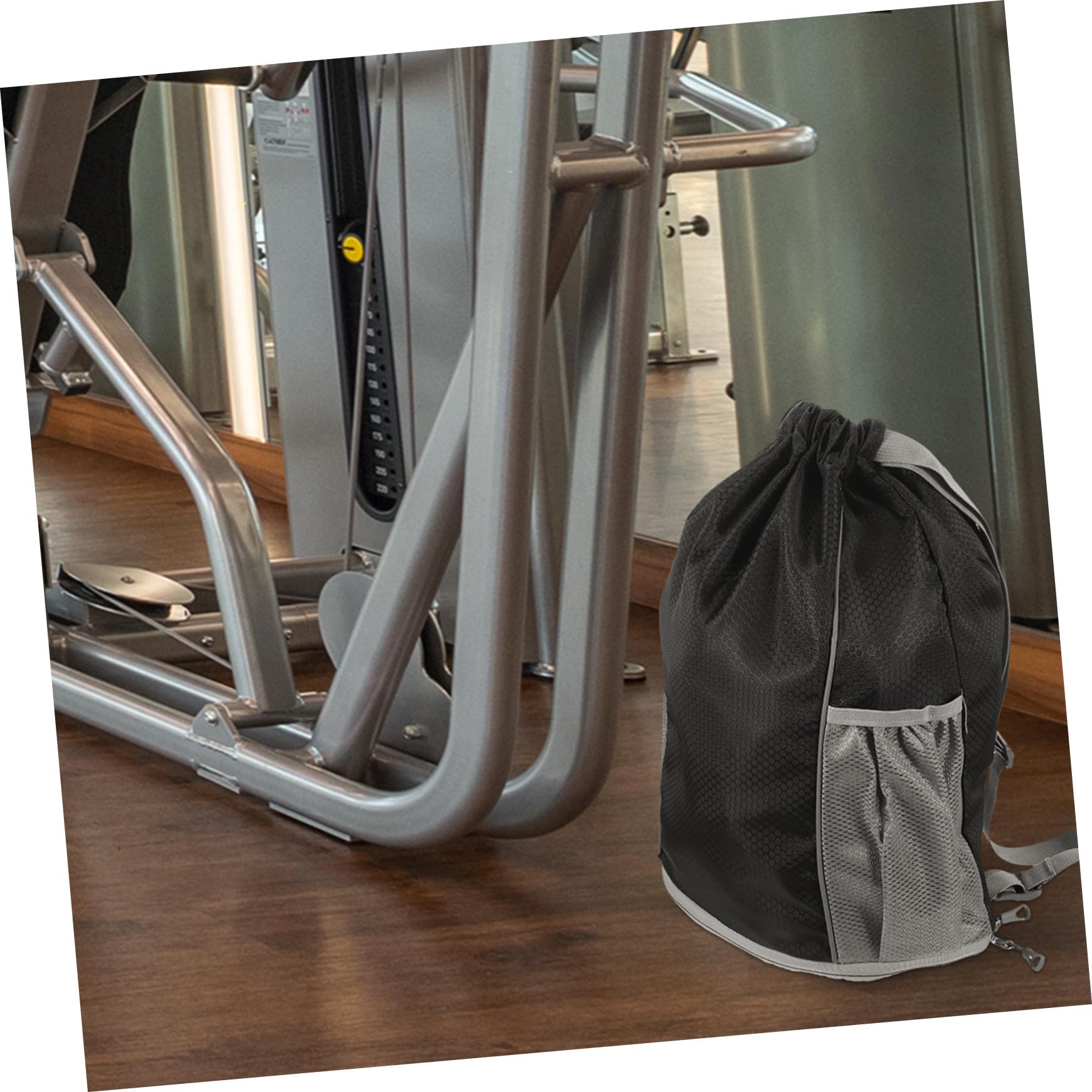 INOOMP Zaino Sportivo Coulisse per Uomo Donna Decorazioni Scuola, Borsa Palestra in Nylon Resistente Grande Capacità, Design Semplice per Scuola e Viaggi