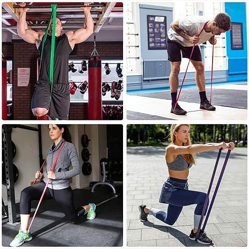 Miniatura 6 de Banda de asistencia para dominadas  Banda de resistencia para estiramiento, entrenamiento resistente, bandas de fitness, bandas de resistencia