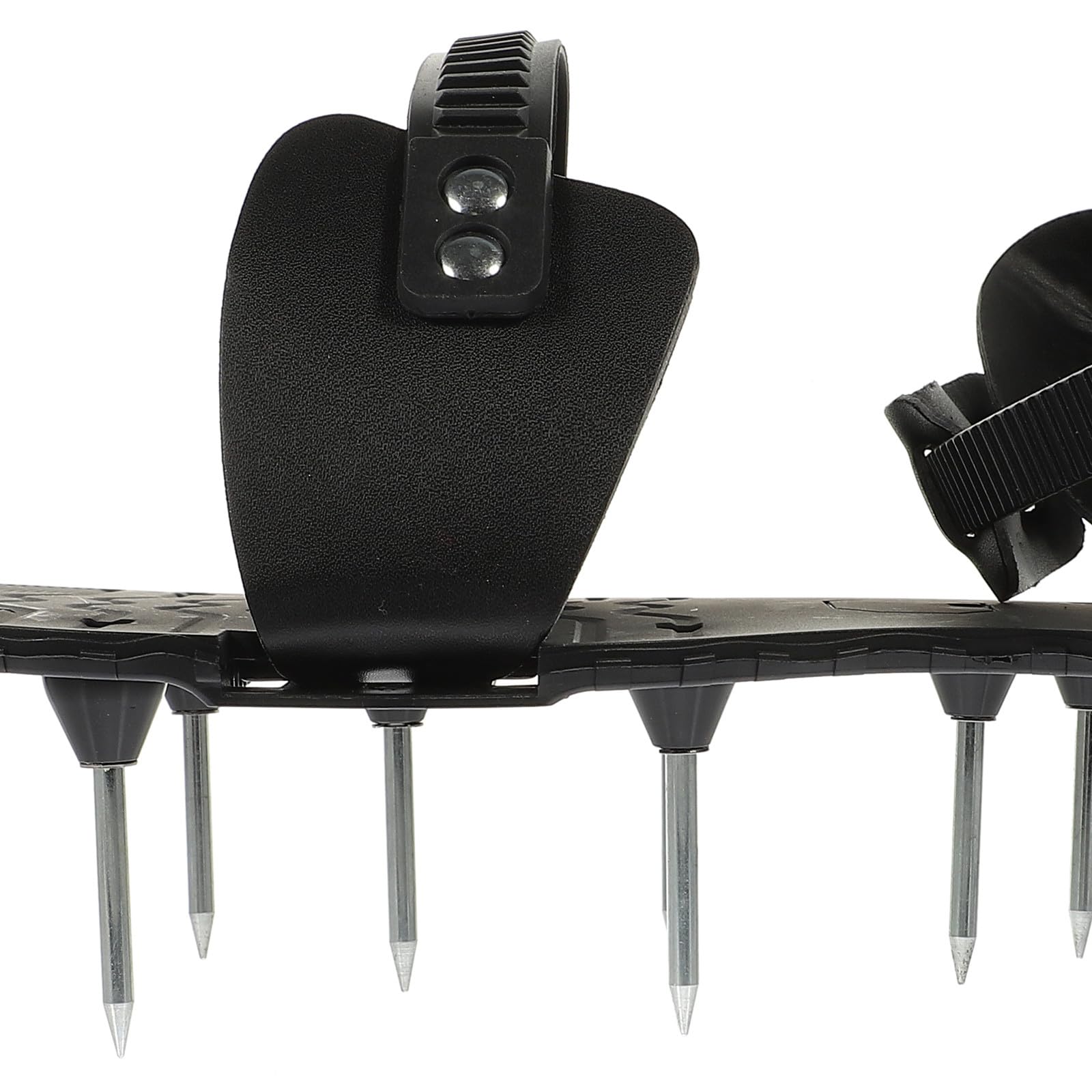 DOITOOL Zapatos Aireadores de Césped Púas y Correas Ajustables de PU para Jardinería, Mejoran la Salud del Césped, Uso en Jardín, Negro