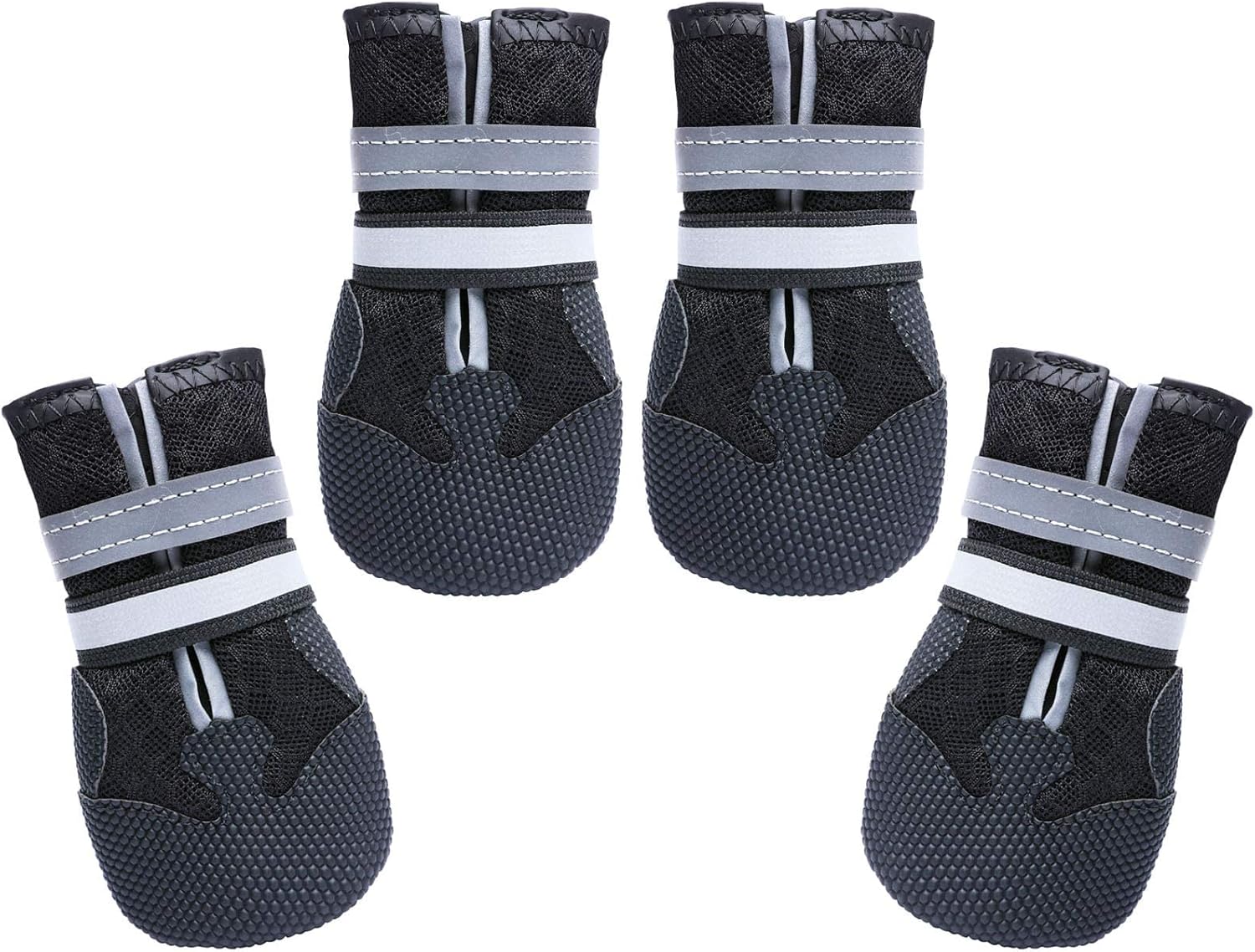 Dimicoo Breathable Mesh Dog Boots Nonslip Soft Rubber Sole