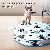 Vista 8 de Interactive Cat Toys for Indoor Cats 2025 New Speedy Ball with Tail Cat Toy Automatic Motion Activated Moving Ball Hide and Seek Game for Indoor