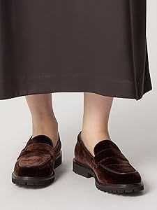 Amazon | [オデット エ オディール] ベルベットタンクローファー