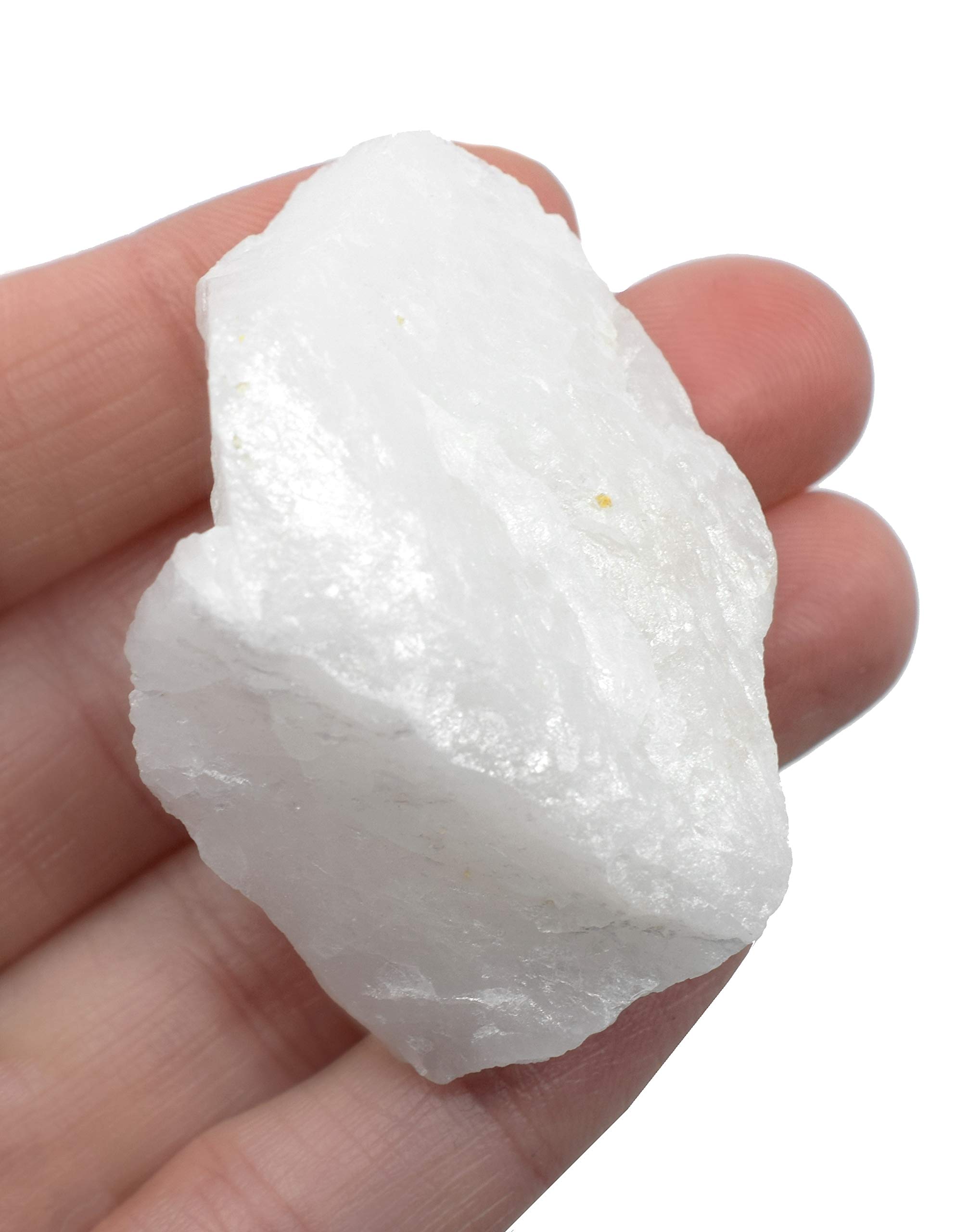 EISCO Raw Milky Quartz, Mineral Specimen - Approx. 1