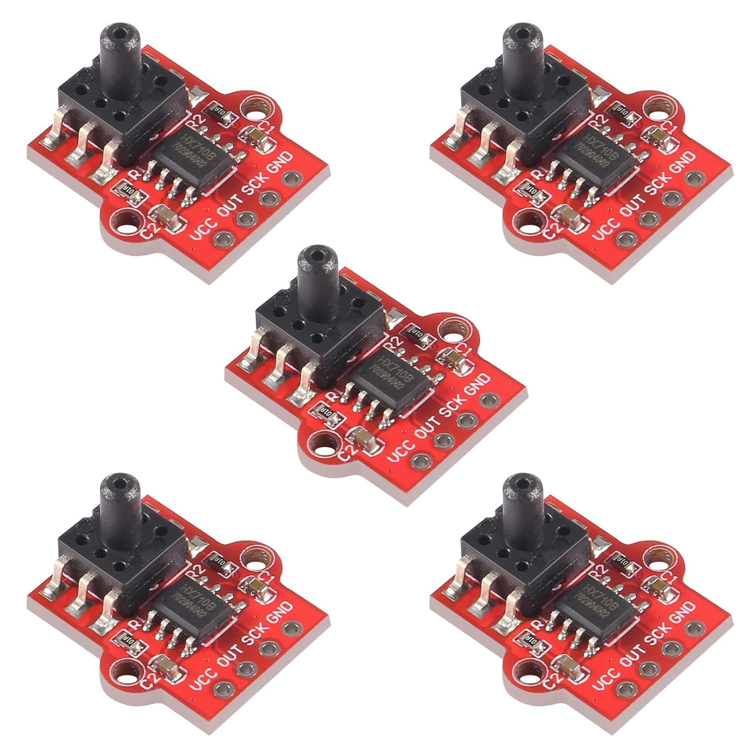 HX710B Air Pressure Sensor Module 0-40KPA Range Pack of 5 High Precision 0.1N Force Detection 16MHz Rduino Compatible Board with Fast Rise Time and Analog Signal Output-picture-13