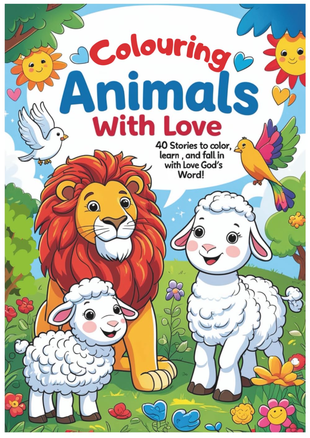 Colouring Bible Animals with Love: Learn About the Bible While You Colour! (Frank Bikes Kids Adventure Magazine)
