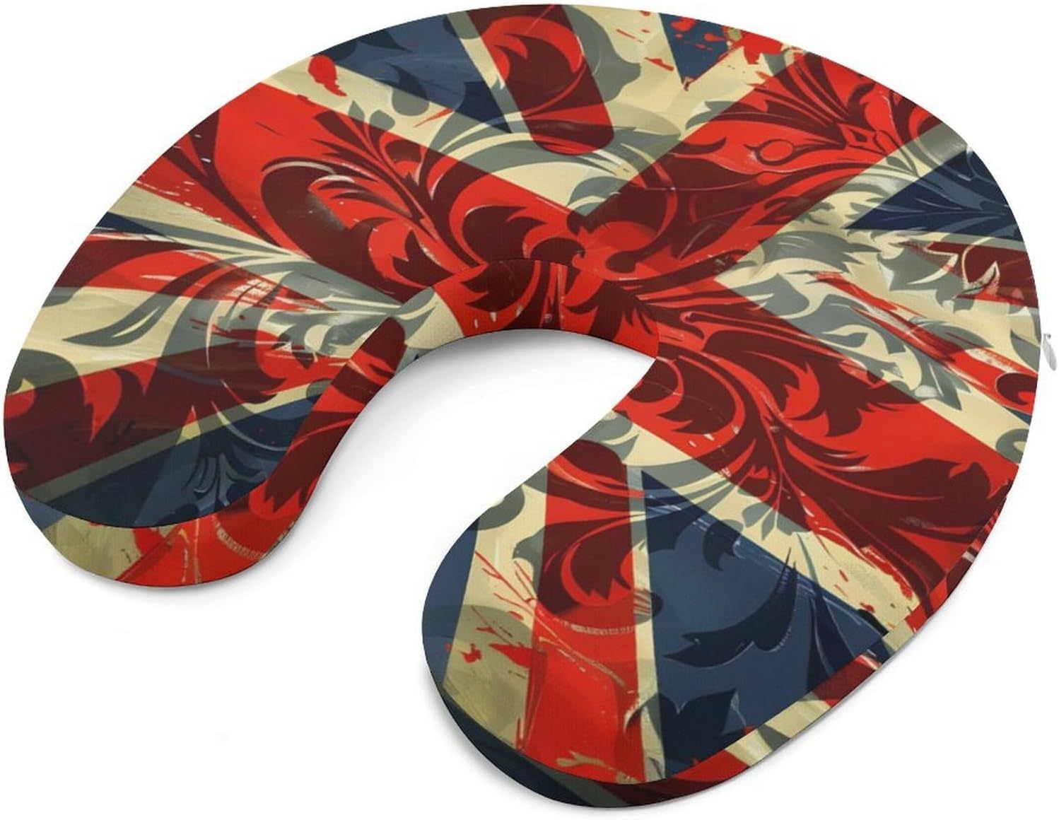 Union Jack UK British Flag Travel Pillow U Shape Neck Pillow Washable Pillowcase for Sleeping Chair