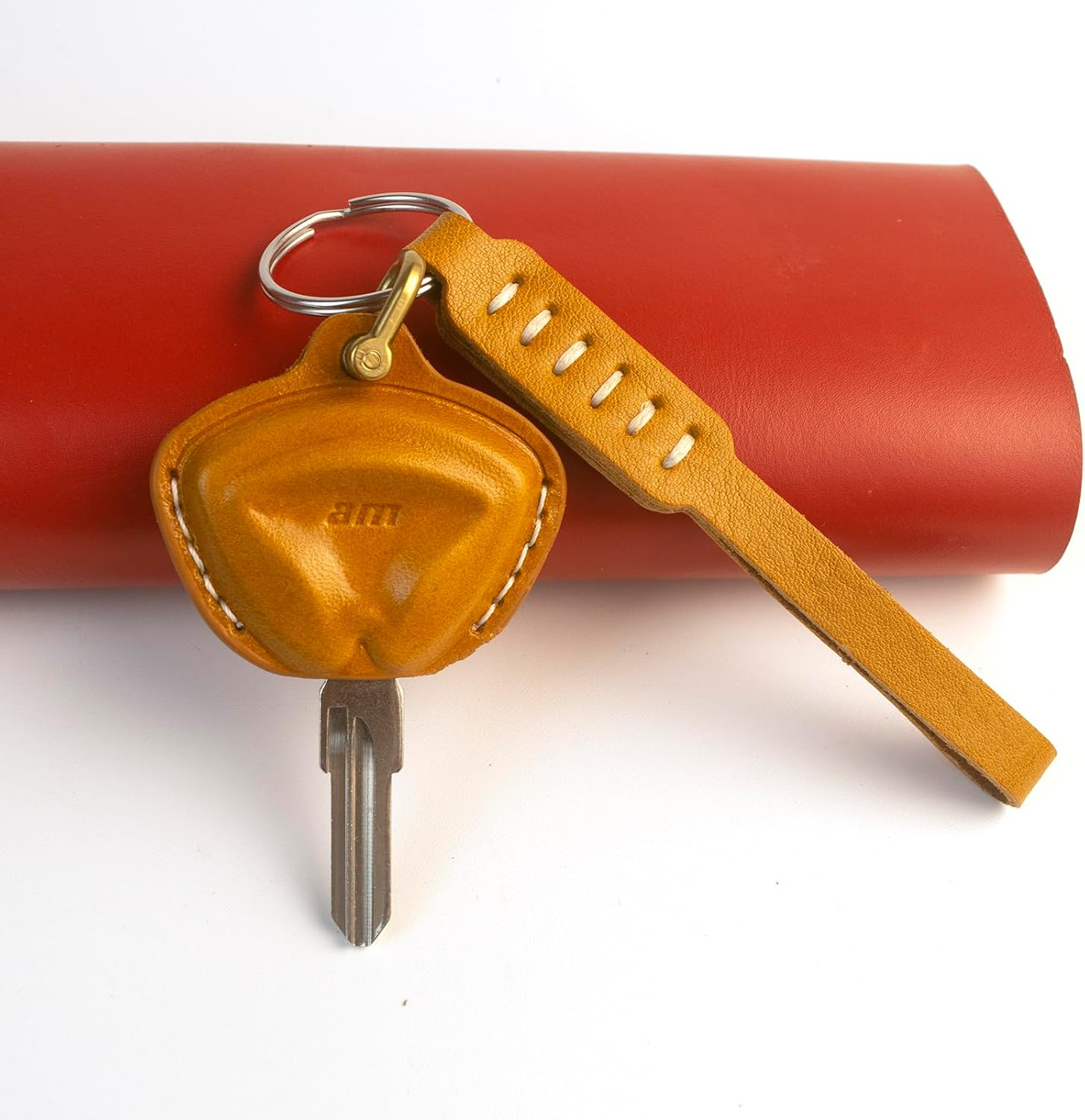 Key Holder Leather Key Cover Compatible with Can Am Spyder F3 RT RT-S ST RSi Key Accessory Key Chain